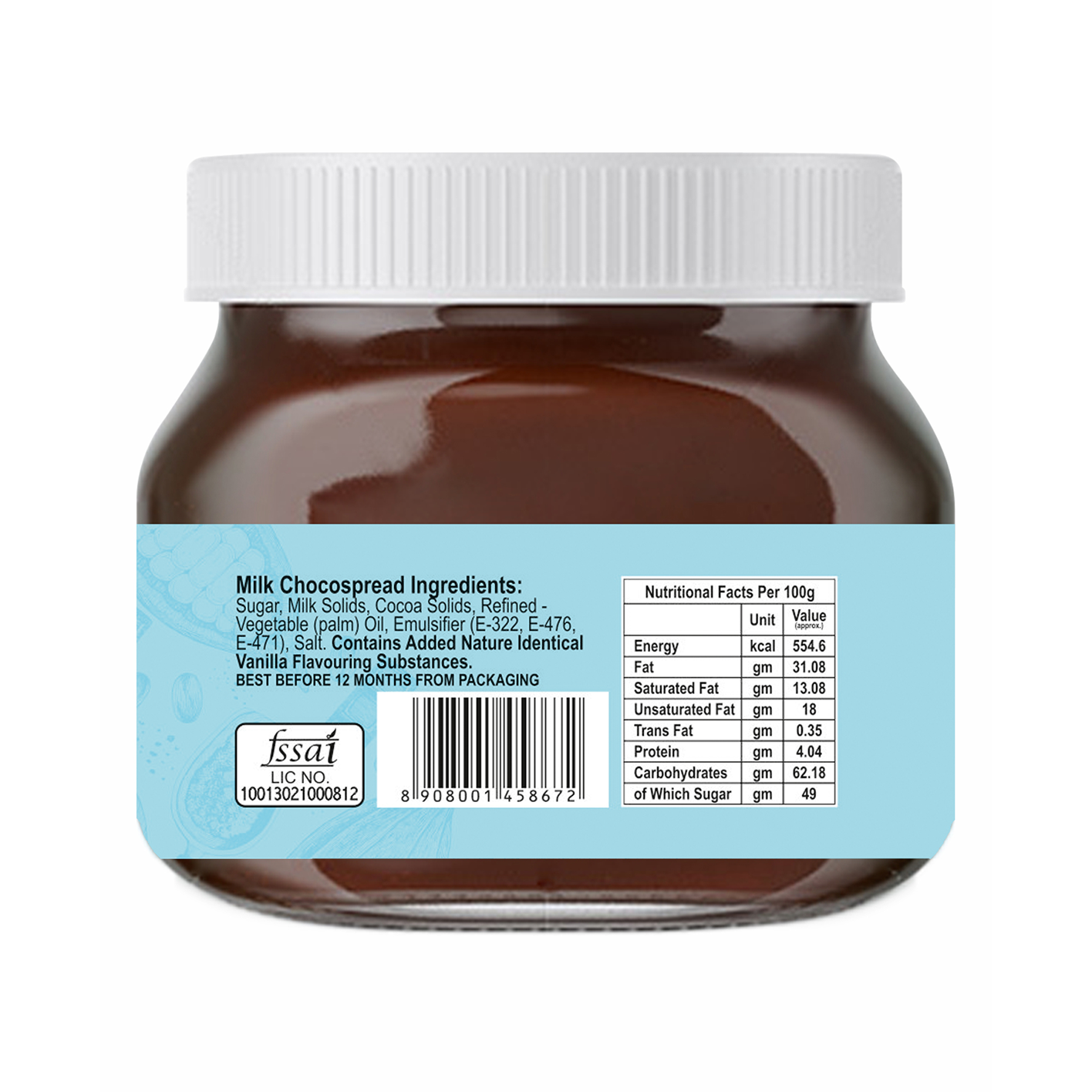 Pure Temptation Choco Spread 160 Gms