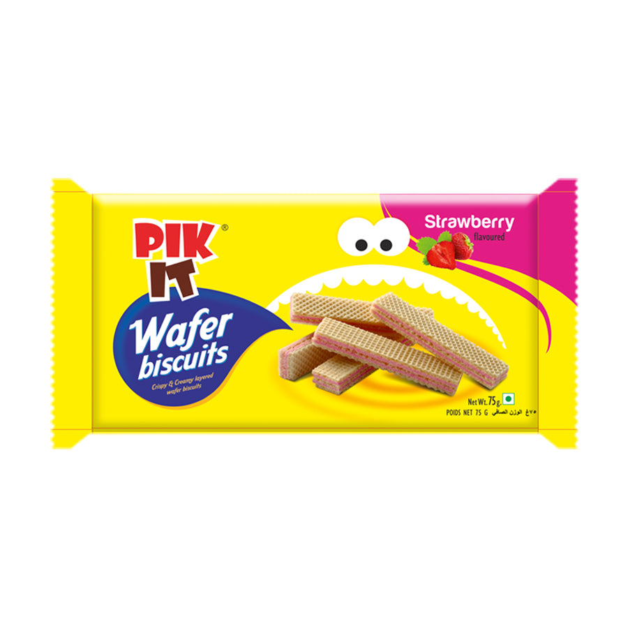 Pure Temptation® PIK IT® - Strawberry Cream Waffer Biscuit 2x60g (*Buy 1 Get 1 Free)