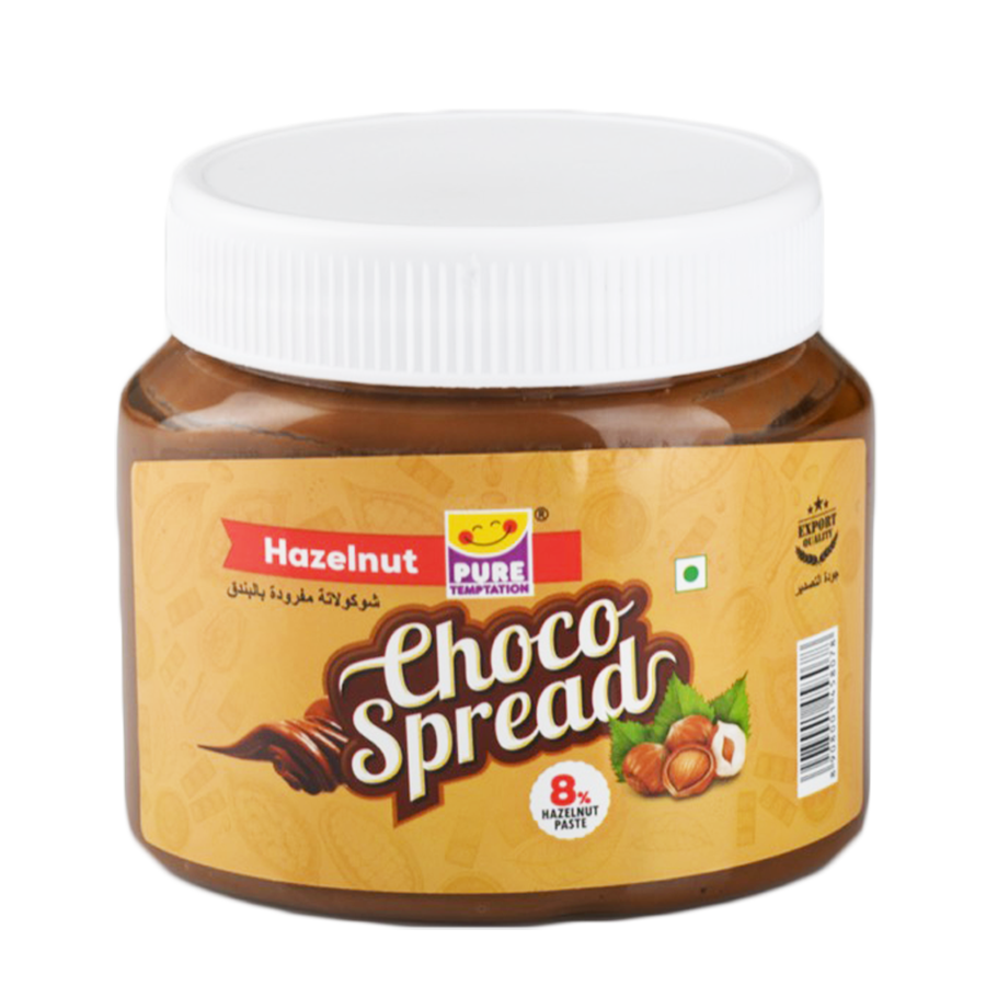 Pure Temptation® Premium Hazelnut Flavoured Chocolate Choco Spread Jar 340g