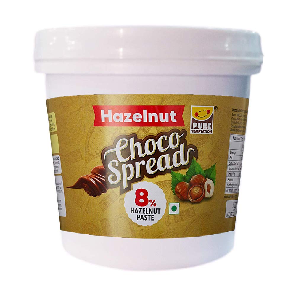 Pure Temptation® Premium Hazelnut Flavoured Chocolate Choco Spread Jar 1 kg