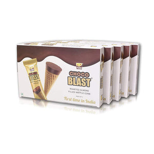 
                  
                    Load image into Gallery viewer, Pure Temptation® Chocoblast - Chocoblast Filled Waffle Cones - Roasted Almond Flavour
                  
                