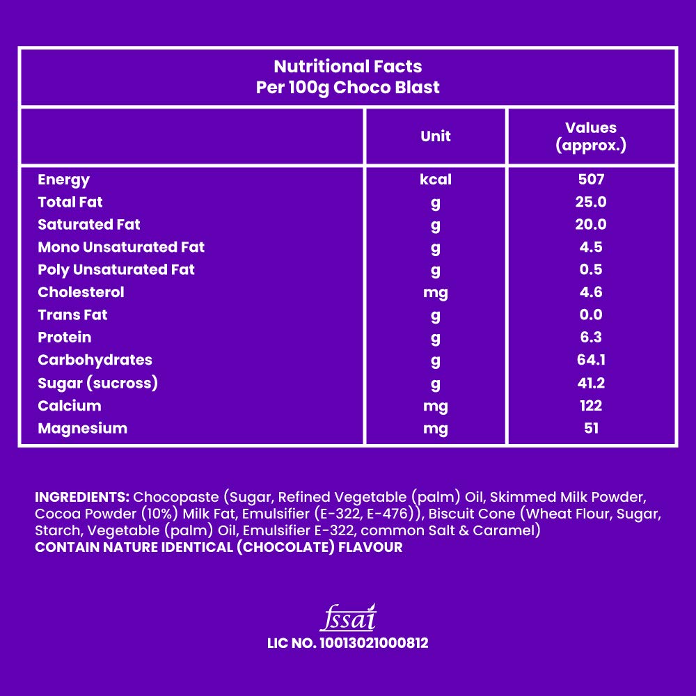 Pure Temptation® Chocoblast - Chocolate Filled Waffle Cones - Premium Gift Packs