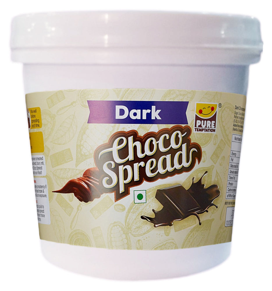 Pure Temptation® Premium Dark Chocolate Flavoured Choco Spread Jar 1 kg