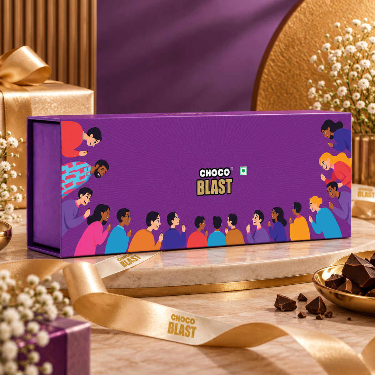 Choco Blast Indulgence - CB Peanut Butter (1x8) / Kunafa Choco Spread