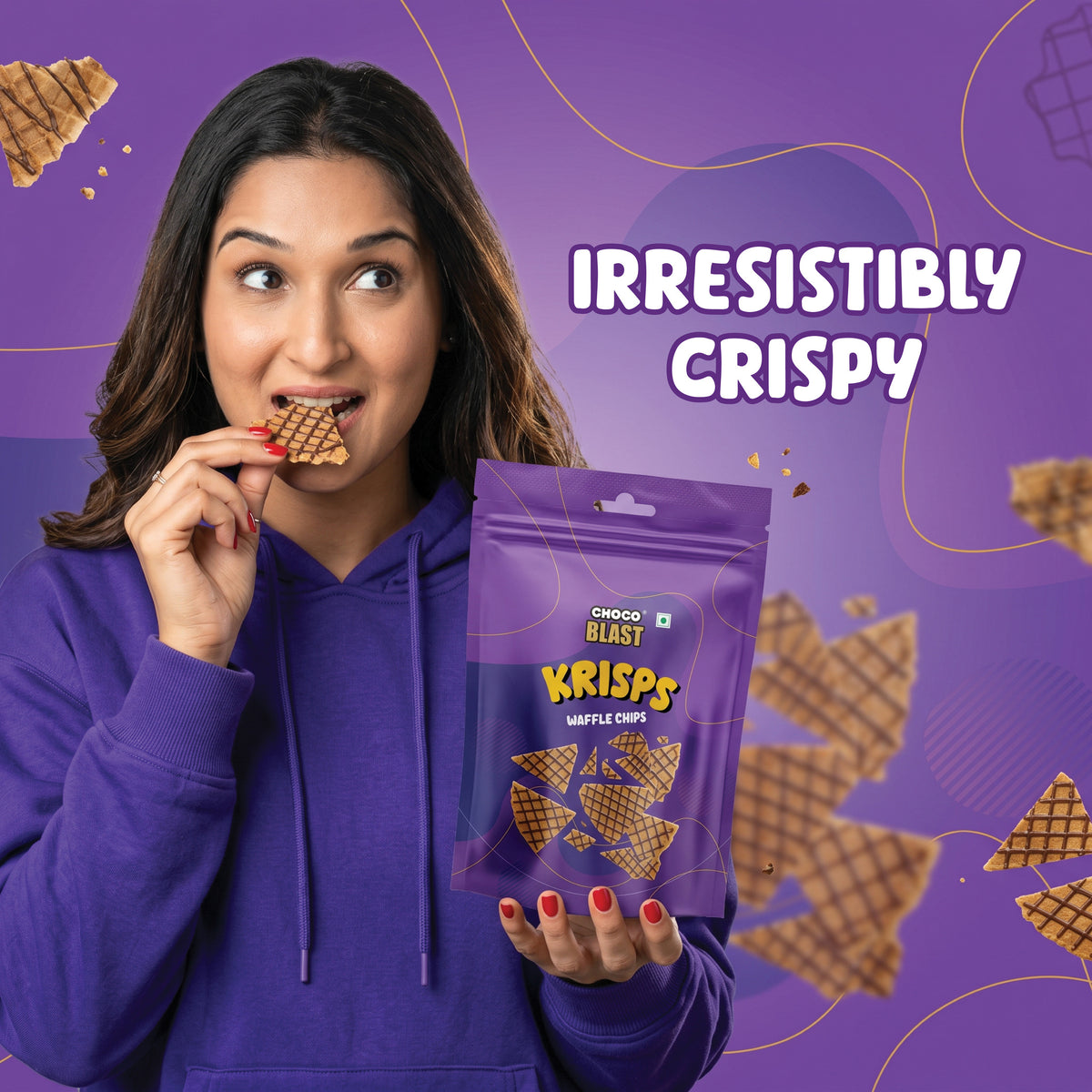 Chocoblast Krisps Waffle Chips