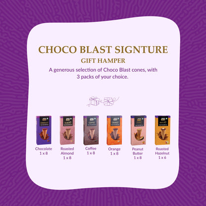 Choco Blast Signature - 3 CB 1x8 Box (CB Chocolate / Roasted Almond / Orange) - 01 Box Each