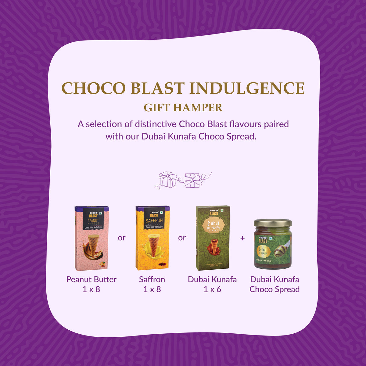 Choco Blast Indulgence - CB Peanut Butter (1x8) / Kunafa Choco Spread