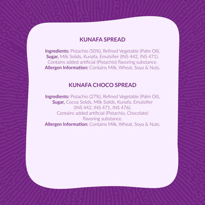 Choco Blast Premium - CB Peanut Butter (1x8) / Waffle Chips (Krisps) / Kunafa Spread - 01 Nos Each