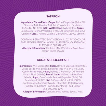 Choco Blast Indulgence - CB Peanut Butter (1x8) / Kunafa Choco Spread