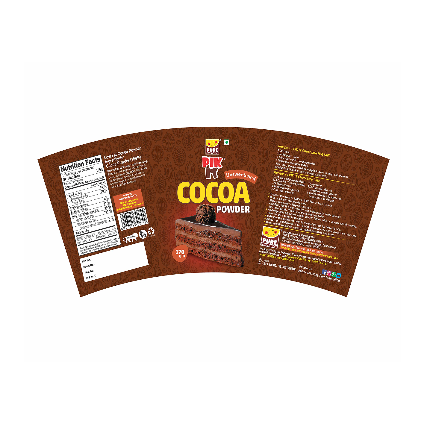 PIK IT COCOA POWDER