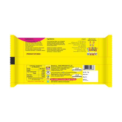 Pure Temptation® PIK IT® - Strawberry Cream Waffer Biscuit 2x60g (*Buy 1 Get 1 Free)