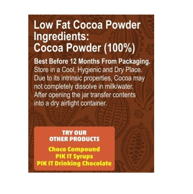 Pure Temptation (R) PIK IT (R) Cocoa Powder 170 gms