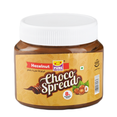 Pure Temptation® Premium Hazelnut Flavoured Chocolate Choco Spread Jar 340g