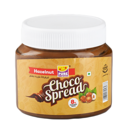 Pure Temptation® Premium Hazelnut Flavoured Chocolate Choco Spread Jar 340g