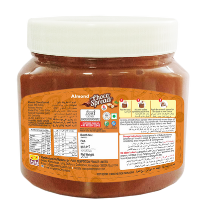 Pure Temptation® Premium Almond Choco Spread Jar 340 g