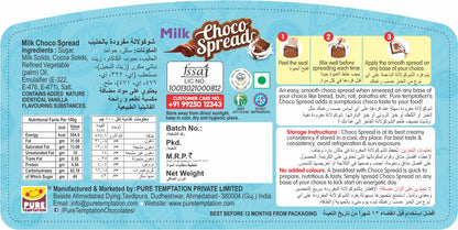 Pure Temptation® Premium Cocoa Milk Chocolate Choco Spread Jar 340 g