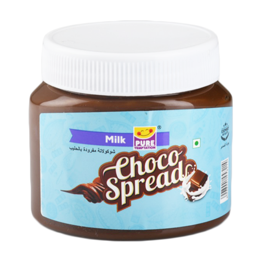 Pure Temptation® Premium Cocoa Milk Chocolate Choco Spread Jar 340 g