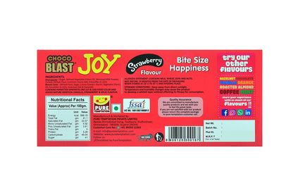 Pure Temptation® Chocoblast - Joy Strawberry Filled Mini Cones - Display Pack Gift Box 1x36