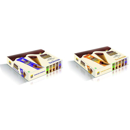 Pure Temptation® Chocoblast - Chocoblast Filled Waffle Cones - Chocolate & Orange Flavours