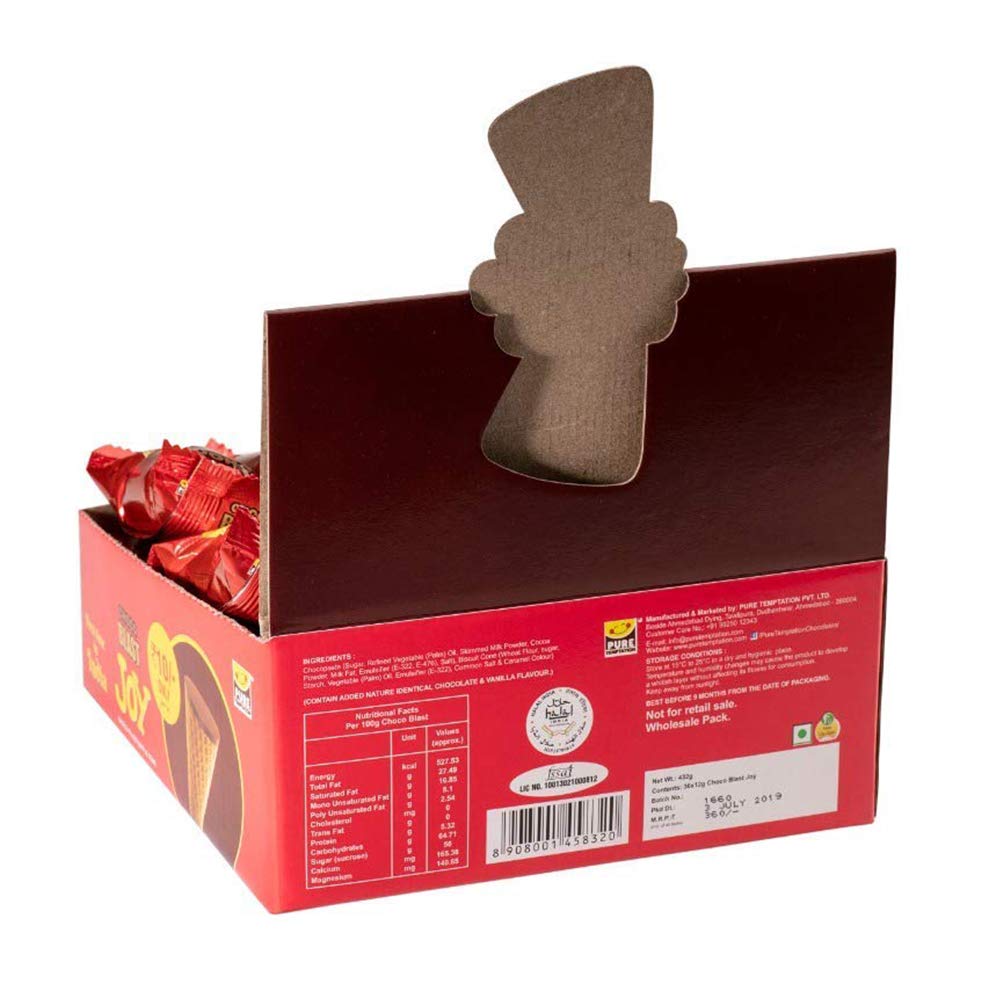 
                  
                    Load image into Gallery viewer, Pure Temptation® Chocoblast - Premium Chocolate Filled Waffle Cones - Display Stand Gift Box
                  
                