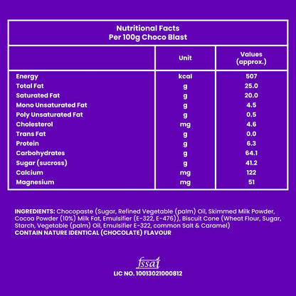 Pure Temptation® Chocoblast - Chocolate Filled Waffle Cones - Premium Gift Packs