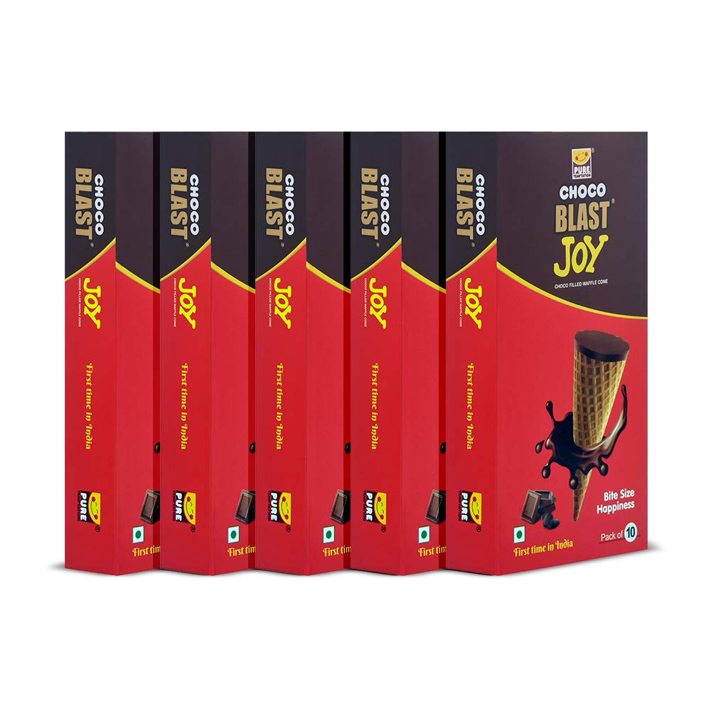 Pure Temptation® Chocoblast - Chocoblast Filled Waffle Cones - Chocolate Flavour