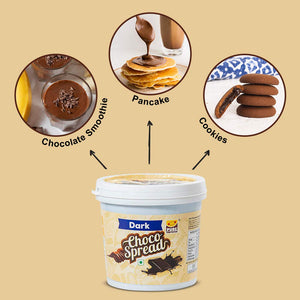 
                  
                    Load image into Gallery viewer, Pure Temptation® Premium Dark Chocolate Flavoured Choco Spread Jar 1 kg
                  
                