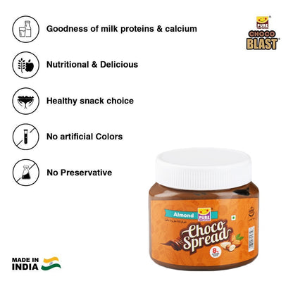 Pure Temptation® Premium Almond Choco Spread Jar 340 g