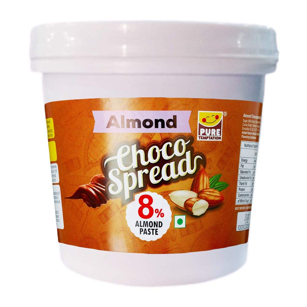 Pure Temptation® Premium Almond Flavoured Chocolate Choco Spread Jar 1 kg