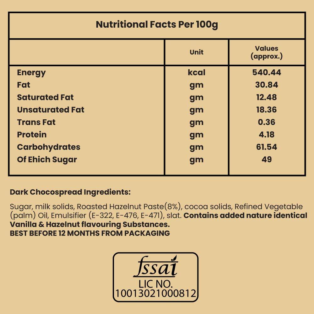 Pure Temptation® Premium Dark Chocolate Flavoured Choco Spread Jar 340 g