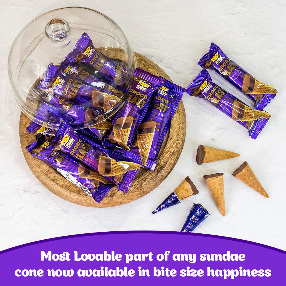 Pure Temptation® Chocoblast - Chocolate Filled Waffle Cones - Premium Gift Packs